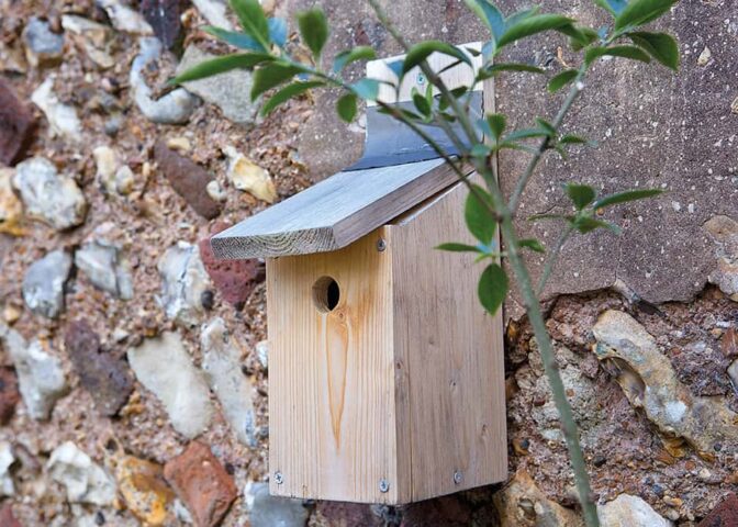 nestkast ombouwen tot winterverblijf voor vogels