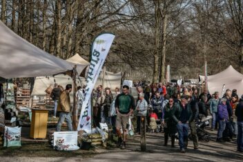Veel mensen op de Moestuinbeurs