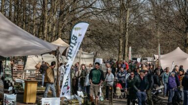 Veel mensen op de Moestuinbeurs