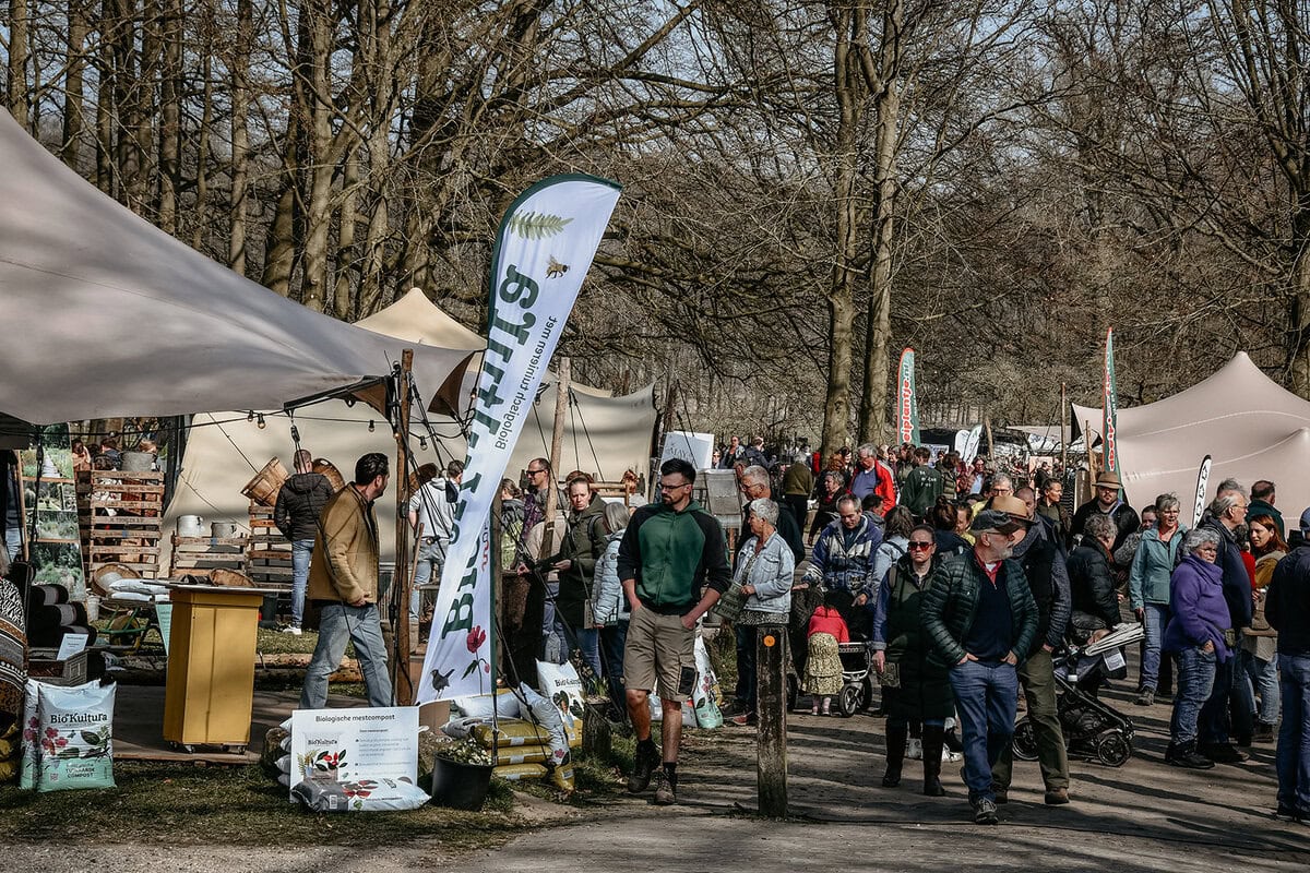 Veel mensen op de Moestuinbeurs