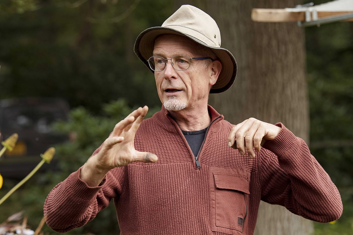 Marcel de Wagt geeft een lezing op de Ambachtelijke Plantenmarkt.