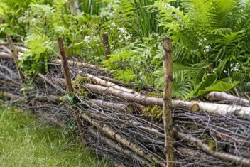 Schutting idee: takken