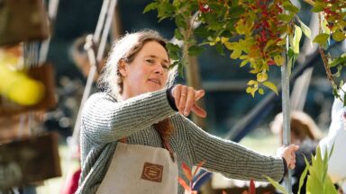 Sietske Metz op de Ambachtelijke Plantenmarkt