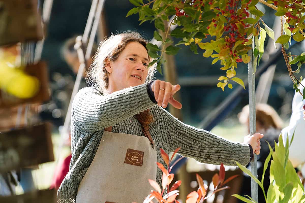 Sietske Metz op de Ambachtelijke Plantenmarkt