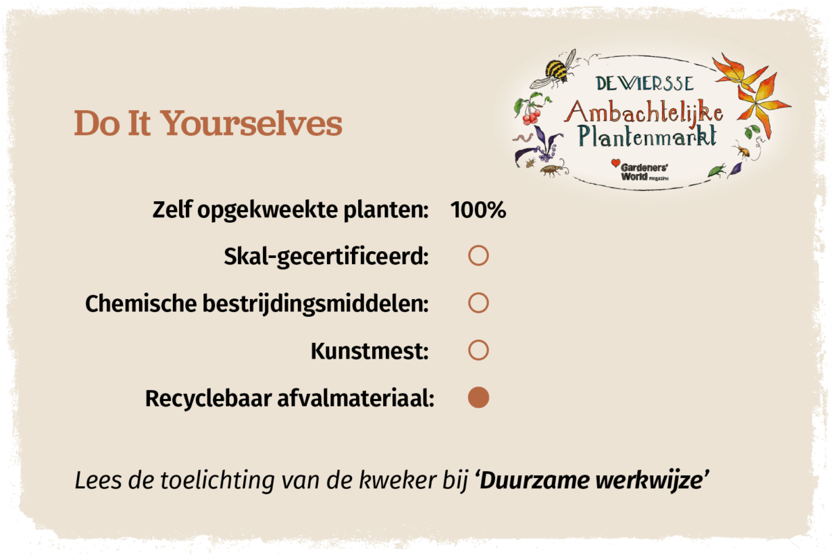 Duurzaamheidsprofiel van Do It Yourselves