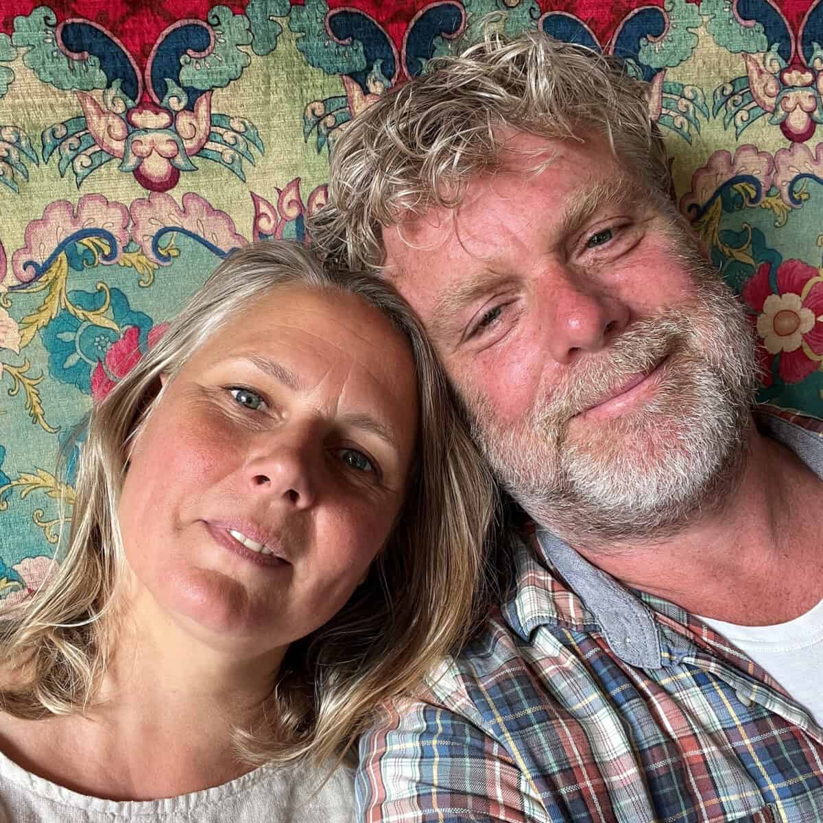 Portret van boven, van de kwekers van Volvelds.