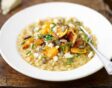 bord met risotto