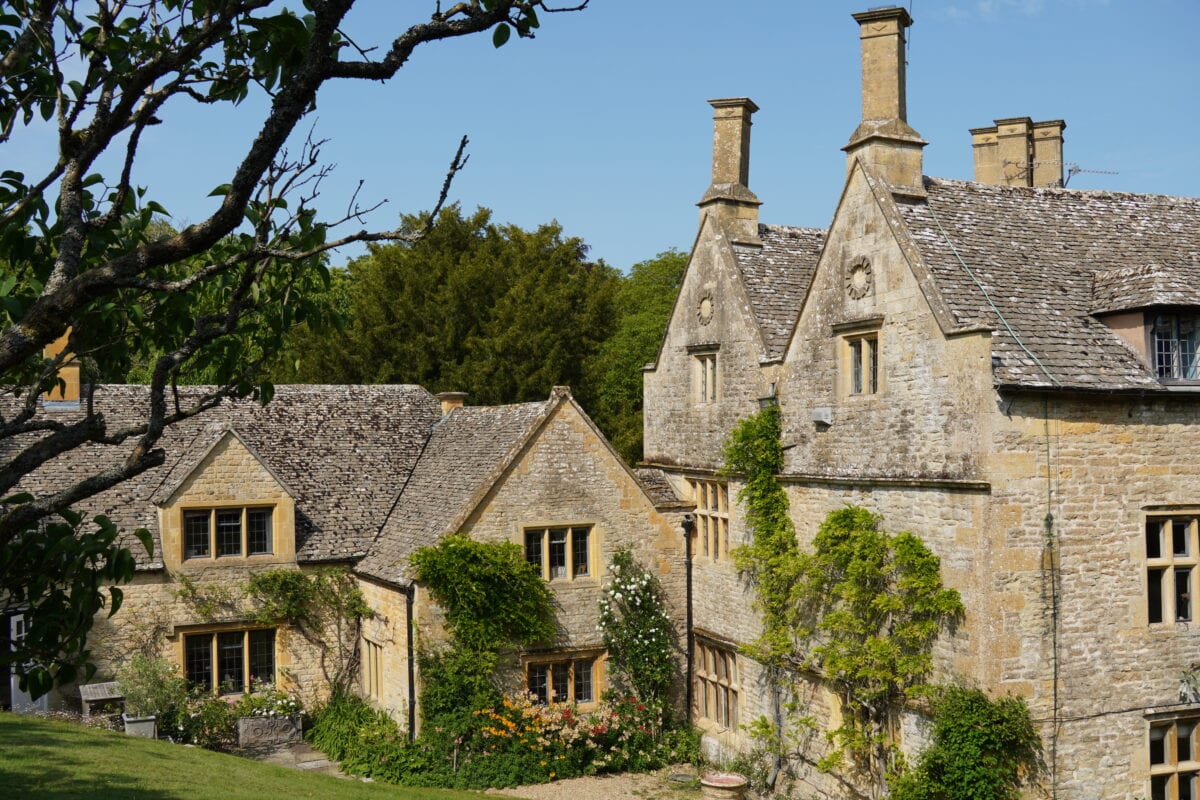 Het landhuis van Upton Wold.