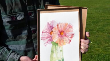 thumbnail voor Bied jij ook op dit prachtige aquarel voor Pink Ribbon?